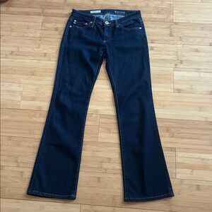 AG Adriano Goldschmied Angel Bootcut Low Rise Jeans -Flawless Dark Rinse